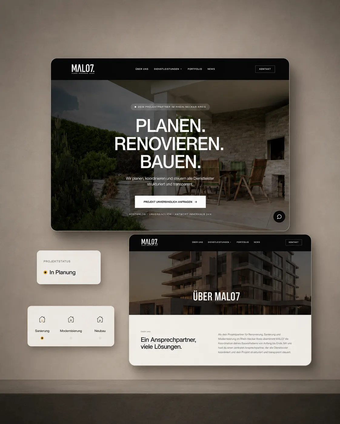 Website-Konzeption MALO 7