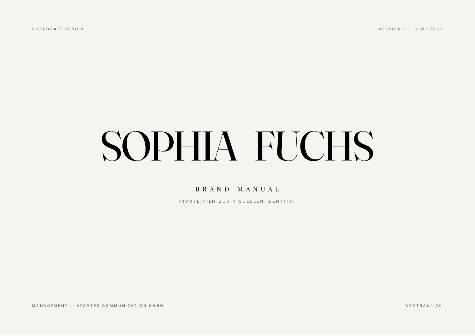 Corporate Design Sophia Fuchs, Bild 1