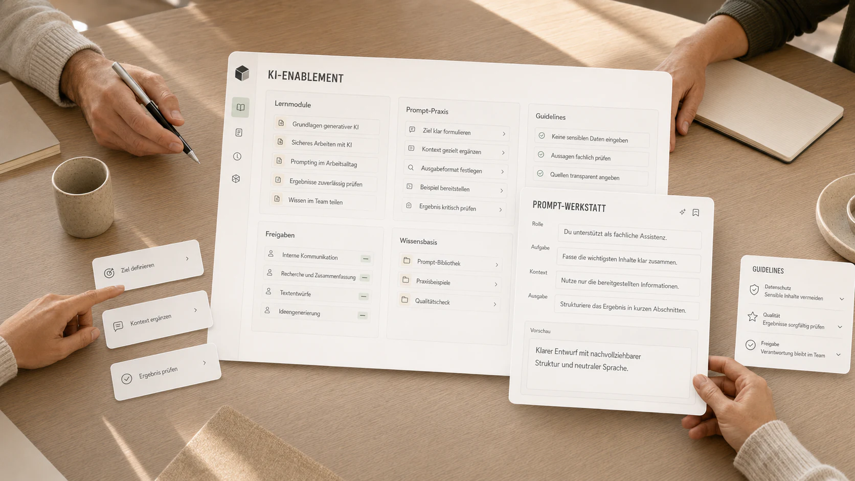 KI-Enablement – Schulungen & Guidelines
